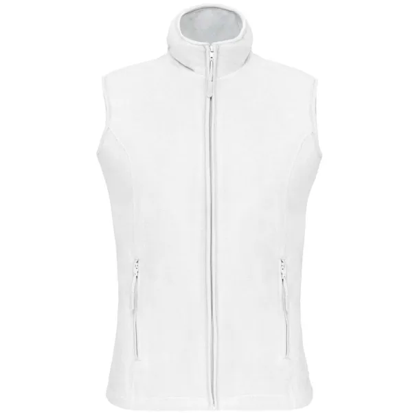 MELODIE LADIES' MICRO FLEECE GILET - Kariban White