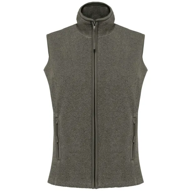 MELODIE LADIES' MICRO FLEECE GILET - Kariban Green Marble Heather