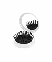 mirror with hairbrush