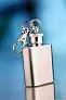 Norge keyring with hip flask
