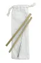 BooSip bamboo straw set