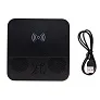  Wireless charging speaker with time display