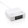  Wireless charging speaker with time display