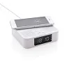  Wireless charging speaker with time display