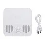  Wireless charging speaker with time display