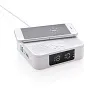  Wireless charging speaker with time display