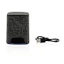  Light up logo fabric 3W wireless speaker