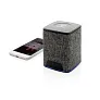  Light up logo fabric 3W wireless speaker