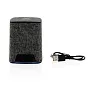 Light up logo fabric 3W wireless speaker