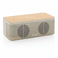 Wheatstraw bežični zvučnik i punjač od eko plastike - XD Collection