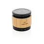  Bamboo wireless charger speaker - XD Collection