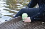  Reusable Coffee cup with screw lid 350ml - XD Collection