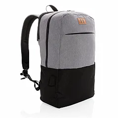 Modern 15.6" USB & RFID laptop backpack PVC free - XD Collection