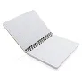  A5 Kraft spiral notebook with sticky notes - XD Collection