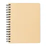  A5 Kraft spiral notebook with sticky notes - XD Collection