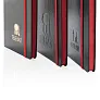  Deluxe A5 notes s tvrdom koricom i rubom u boji - XD Collection