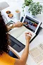  Kyoto 10" tablet portfolio with wireless charging