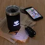  Engraved sample of Light up logo coffee mug