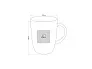 LUCIA SOFT porcelain mug with soft touch finish