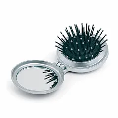 Foldable brush/mirror