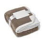 ZERMATT Blanket, coral fleece/ sherpa