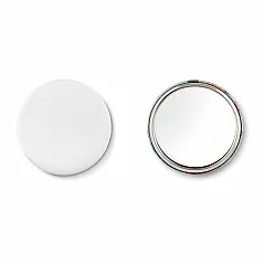 Mirror button, metal