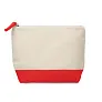 KLEUREN Bicolour cotton cosmetic bag