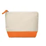 KLEUREN Bicolour cotton cosmetic bag