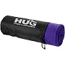 Huggy fleece plaid blanket with carry pouch