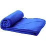 Huggy fleece plaid blanket with carry pouch