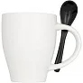 Nadu 250 ml ceramic mug with spoon - Bullet