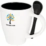 Nadu 250 ml ceramic mug with spoon - Bullet