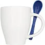 Nadu 250 ml ceramic mug with spoon - Bullet