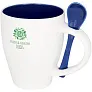 Nadu 250 ml ceramic mug with spoon - Bullet