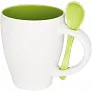 Nadu 250 ml ceramic mug with spoon - Bullet