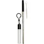 Zeya reusable stainless steel straw keychain - Bullet
