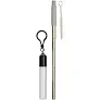 Zeya reusable stainless steel straw keychain - Bullet