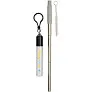 Zeya reusable stainless steel straw keychain - Bullet