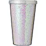 Festus 470 ml sequin acrylic tumbler - Bullet