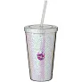 Festus 470 ml sequin acrylic tumbler - Bullet