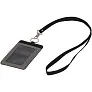 Eye-d heathered badge holder with lanyard - Bullet
