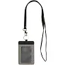 Eye-d heathered badge holder with lanyard - Bullet