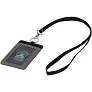 Eye-d heathered badge holder with lanyard - Bullet