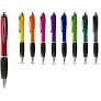 Nash ballpoint pen coloured barrel and black grip