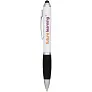 Nash coloured stylus ballpoint pen with black grip