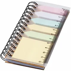 spiralni notes sa samoljepljivim blokićima u boji