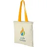 Nevada 100 g/m² cotton tote bag coloured handles - Bullet