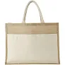 Mumbay cotton pocket jute tote bag