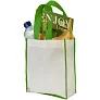 Contrast small non-woven shopping tote bag - Bullet