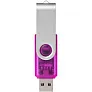 Rotate-translucent 4GB USB flash drive